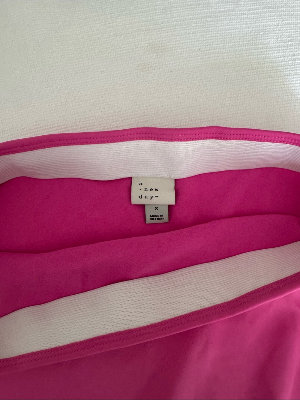 a new day Hot Pink Midi Skirt with Side Slit - Picture 3 of 3